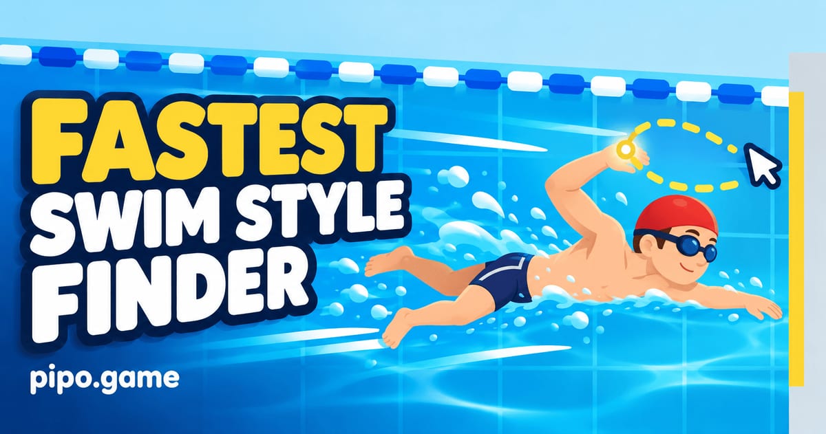 A hand-drawn swimmer splashing down a blue 25-metre pool